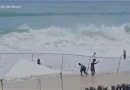 WATCH:  Video shows woman's terrifying rescue from rough surf in the Bahamas