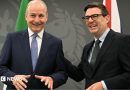 We have duty to ‘progress’ Good Friday Agreement, Micheál Martin tells Andy Burnham