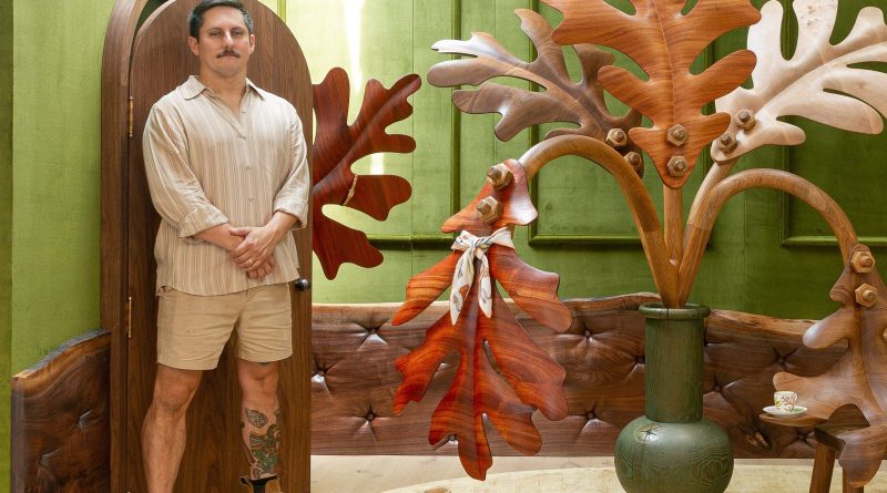 Raúl De Lara Brings His Wood Sculptures to Hermès in New York