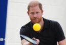 Prince Harry plays pickleball with Birmingham pupils