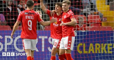 Irish Premiership: Larne stay in touching distance before big break