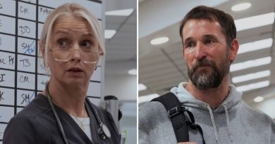 The Pitt’s Katherine LaNasa Talks Dana, Dr. Robby Dynamic