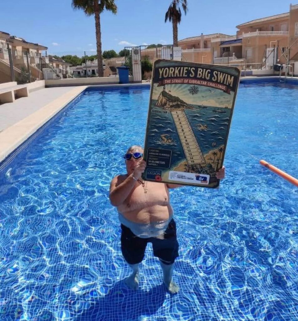 Royal Navy veteran completes 15km charity swim « Euro Weekly News