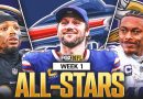 NFL Week 1 All-Stars: Josh Allen Or Caleb Williams At QB? Which RBs Make The Team?