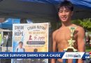Florida teen swimmer inspires kids fighting cancer