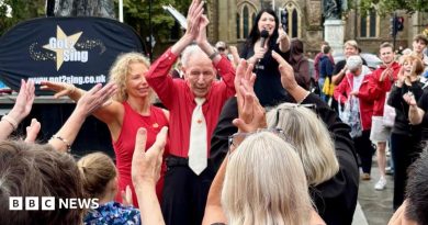 Keep dancing: 100-year-old leads Worcester charity flash mob