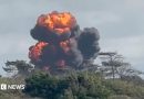 RAF pauses fighter jet training after two pilots eject and parachute out of plane in Anglesey before crash