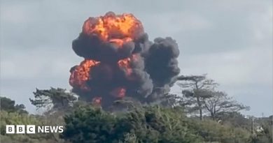 RAF pauses fighter jet training after two pilots eject and parachute out of plane in Anglesey before crash