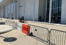 Fencing goes up around the main Kennedy Center building after Trump-aligned board votes to close it