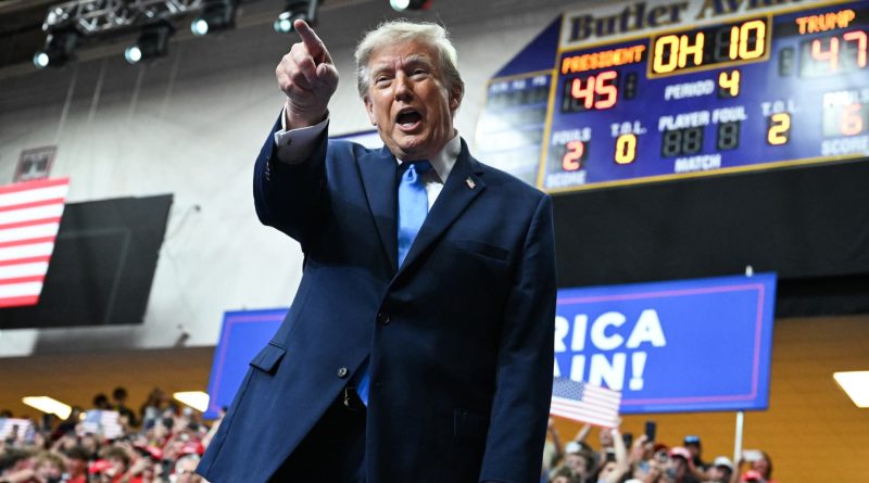 In Ohio rally speech, Trump says he may not help if Democrats win