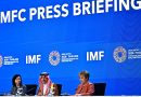 IMFC chair says global economy resilient; delegates walk out on Russian official