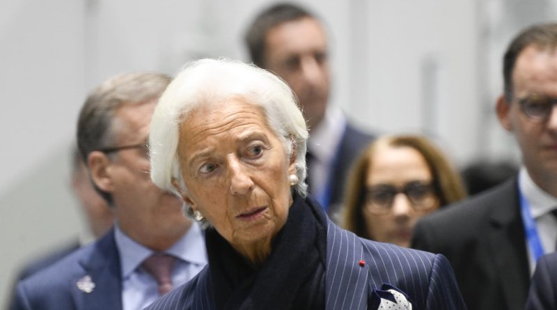 ECB’s Lagarde says bond selloff will slow inflation