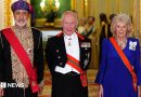 King praises Strait of Hormuz peace efforts at glittering banquet