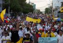 Thousands protest across Colombia against new right-wing president