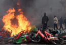 Live: Paris bans protests after violent unrest as Macron takes swipe at Trump