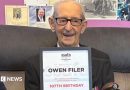 Wales' 'oldest man', 107, says fish and chips key to long life