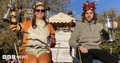 Frankie the Tiger wins World Conker Championships in Southwick