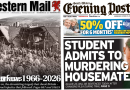 Aberfan 60 years on and student admits to murdering housemate