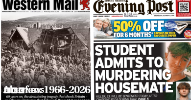 Aberfan 60 years on and student admits to murdering housemate