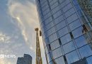 Window cleaners rescued from cradle on Southwark skyscraper