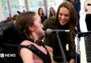 Catherine returns to Ipswich hospice to meet children