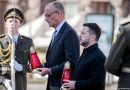 Friedrich Merz, German chancellor, arrives in Kyiv