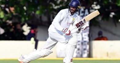 Ranji Trophy 2026-27 — Manvanth takes centre stage on 22 yards with century for Karnataka
