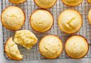 Lemon olive oil muffins