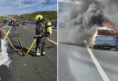 Car completely destroyed in AP-7 fire near Estepona « Euro Weekly News