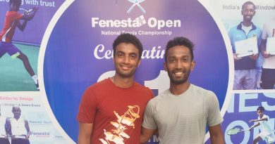 Indian sports wrap, October 9: Nitin Sinha stuns defending champion Sureshkumar to reach Fenesta Open final