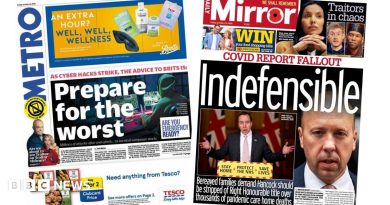 The Papers: 'Prepare for the worst' and 'Covid report fallout'