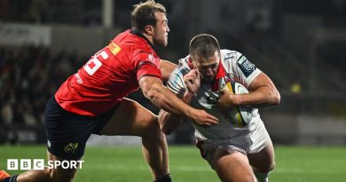 Ulster 26-26 Munster: Ulster fight back to earn thrilling URC draw in Belfast
