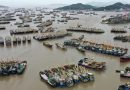 Thousands evacuated and flights grounded as Typhoon Champi hits eastern China