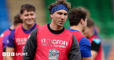 Glasgow Warriors: Jamie Ritchie to make debut against Benetton