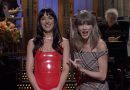 Taylor Swift Crashes Dakota Johnson’s ‘SNL’ Monologue
