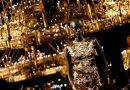 Jennifer Lopez and golden glamour dazzle at Paris Fashion Week