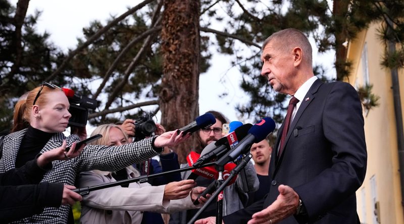 The ruling party of the populist Czech prime minister leads in 1st round of Senate election