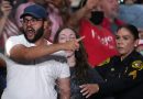 Trump interrupted by protesters as he fights to rally Texas voters